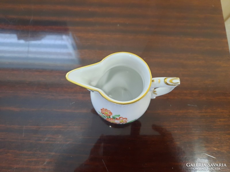 Herendi Map mintás porcelán kávés tejkiöntő