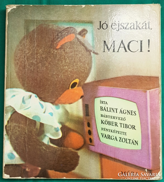 'Ágnes Bálint: good night, teddy bear! - > Children's and youth literature > leporello, injured