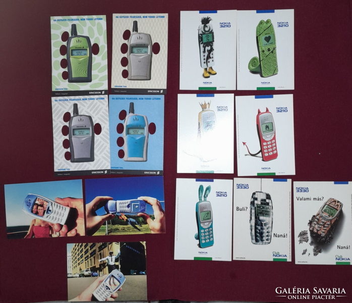 Advertising of telephone devices (14 pieces)