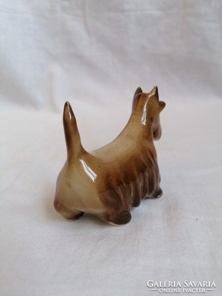 Zsolnay porcelain dog