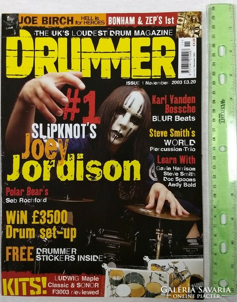 Drummer magazine 03/11 slipknot joey jordison polar bear seb rochford black sabbath bill ward