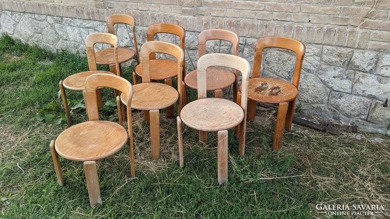 Bruno rey wooden dining chairs