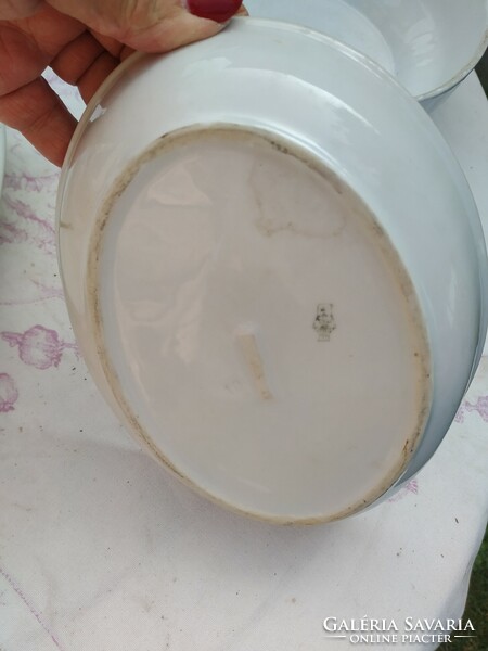 Zsolnay porcelán tál, ovális kínáló 2 db eladó!