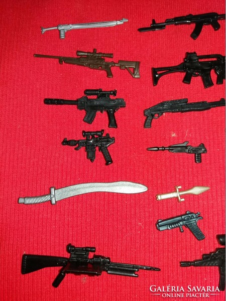 Soldier, warrior action g.I joe star wars and other figures weapon pack in one according to pictures 3