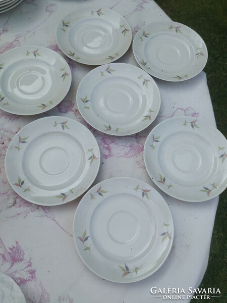 Alföldi porcelain small plate, coffee set plate, 7 pieces for sale!