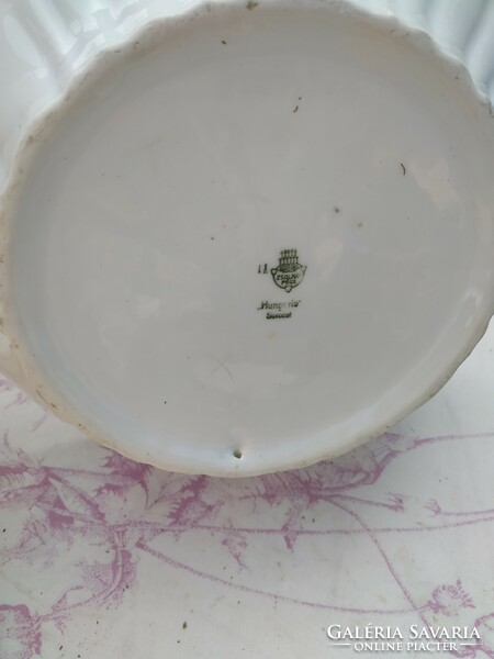 Zsolnay porcelain bowl, oval tray, 2 pieces for sale!