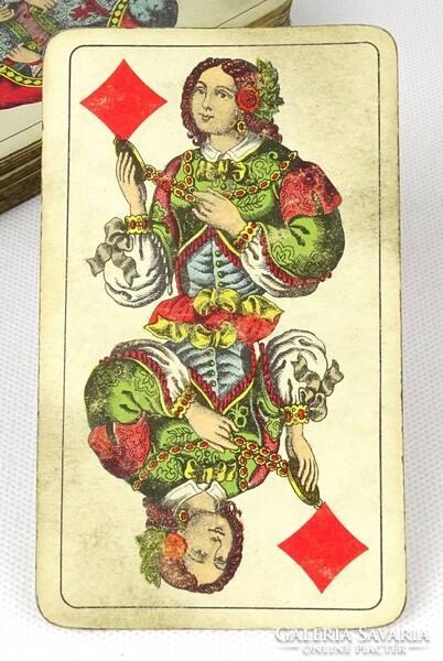 1O666 old 42-sheet tarok card