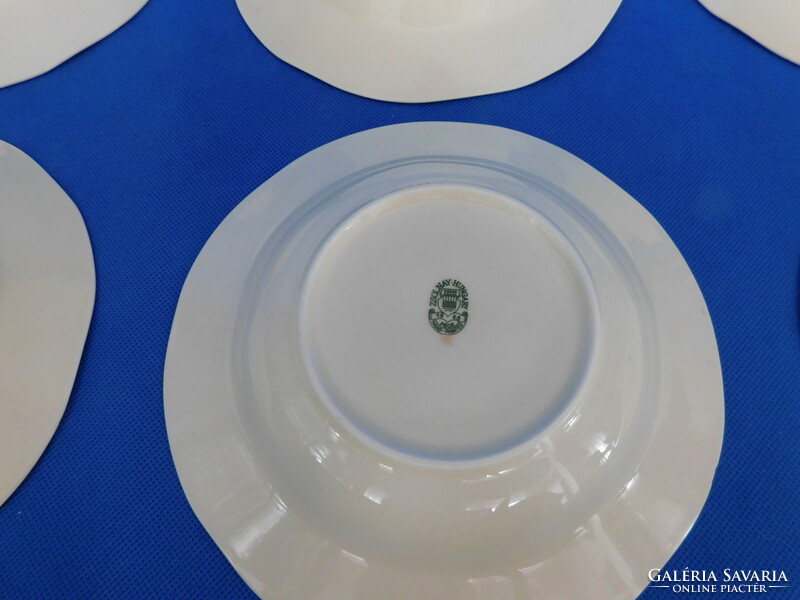 Zsolnay Búzavirág mintás 6sz  mély tányér garnitúra