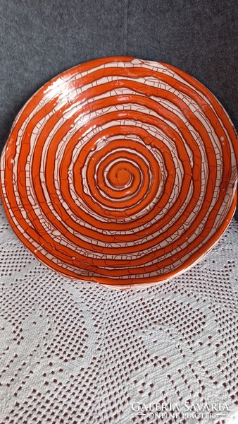 Gorka gauze marked, ceramic wall plate, 7.5 x 29 cm, 1036 gr., a few marks on the edge, not noticeable