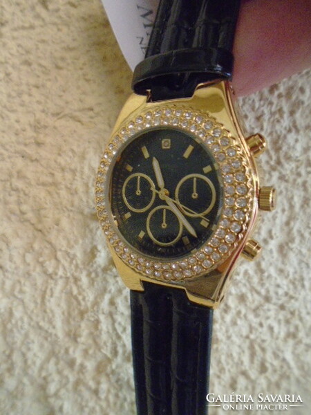 New women's luxury wristwatch with gold-plated steel case seiko mechanism s. With Epson al2ie werk