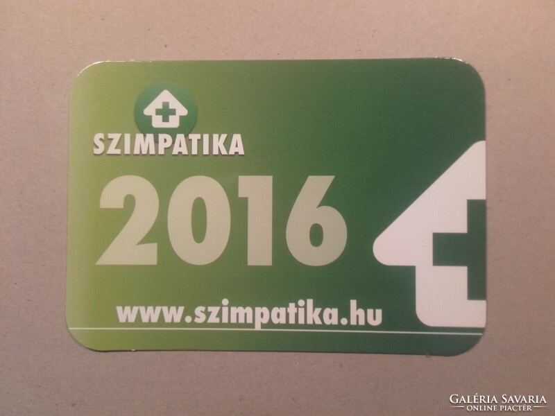 Hungary, card calendar - sympathy 2016