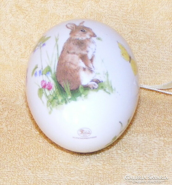 Hutschenreuther porcelán nyuszis húsvéti tojás dísz