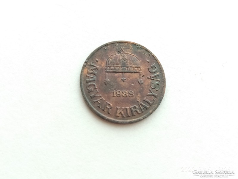 Horthy 1 penny 1938.