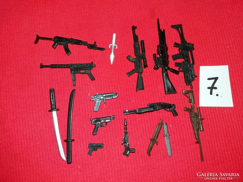 Soldier, warrior action g.I joe star wars and other figures weapon pack in one picture 7