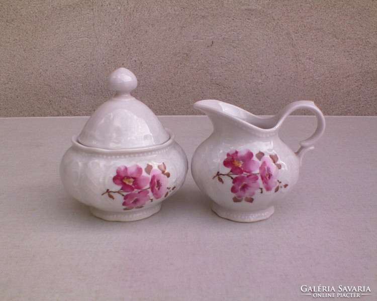 Seltmann Weiden porcelain sugar bowl and milk jug