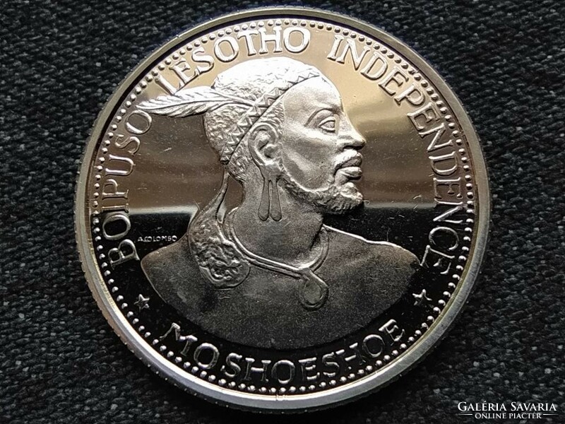 Lesotho ii. King Moshoeshoe (1966-1990, 1995-1996) .900 Silver 20 licente 1966 pp (id65015)