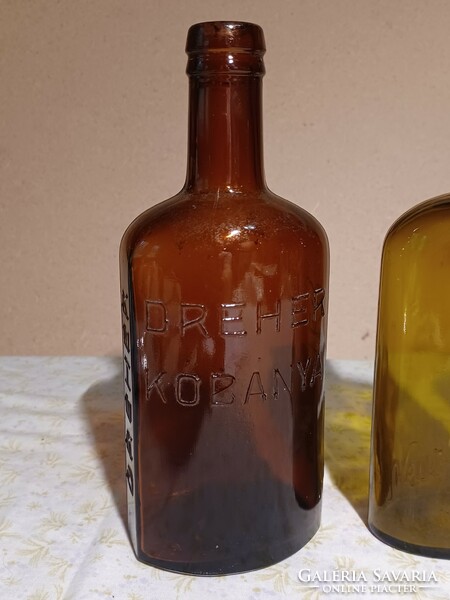 Dreher quarry, syrup bottle and unicum liqueur factory Budapest bottles, pcs/price