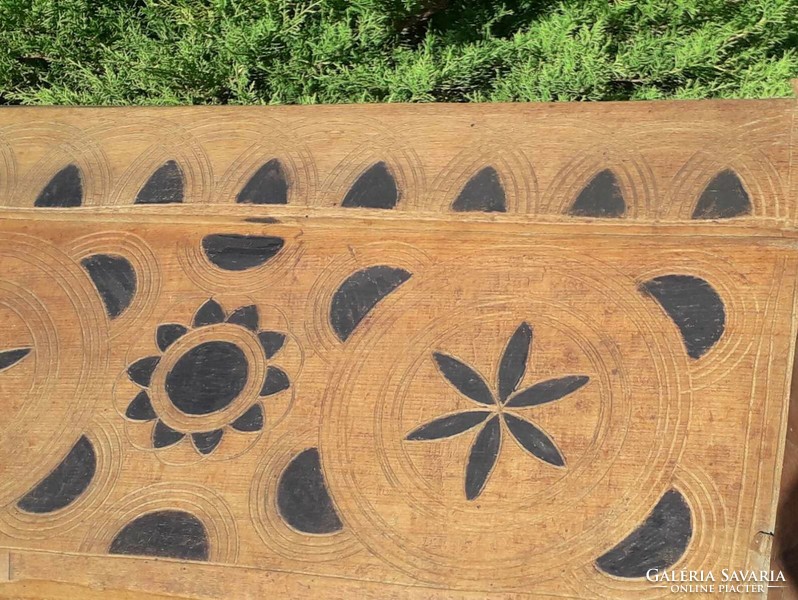 Carved chest / wardrobe.