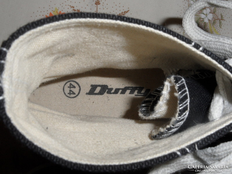 Duffy fekete vászon tornacipő ( 42- es )