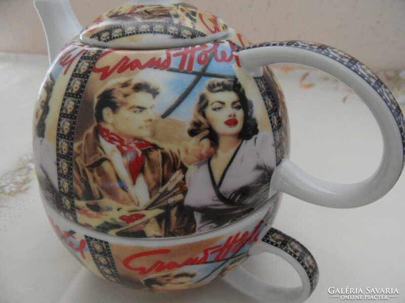 Grand Hotel porcelán teás-, kávés készlet ( 4 db. )