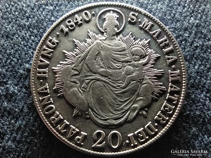 Ferdinand V (1835-1848) .583 Silver 20 penny 1840 b (id60150)