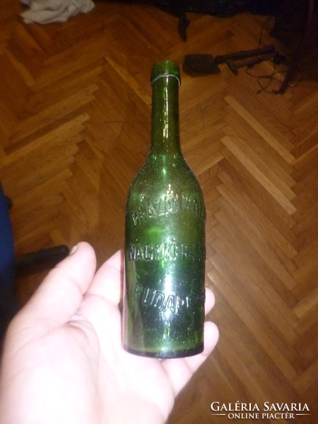 Régi üveg palack brázay kálmán nagykereskedő budapest