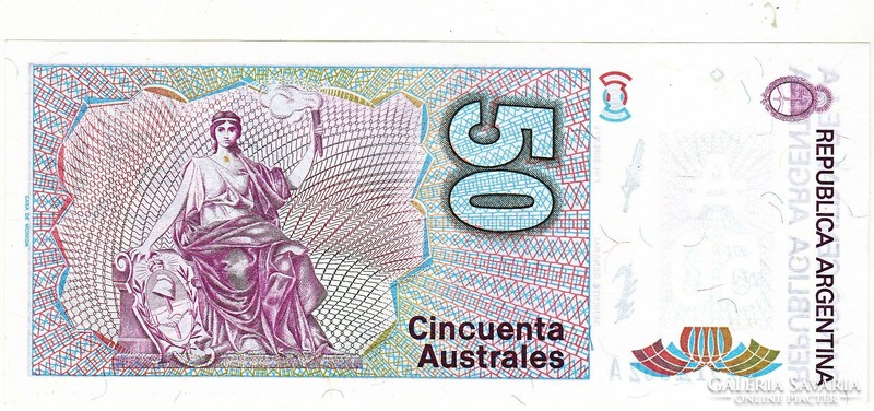 Argentina 50 Australian 1988 oz