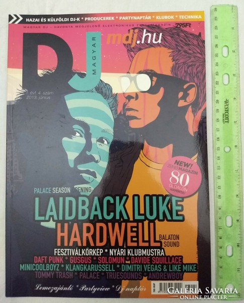 Hungarian dj magazine 13/6 daft punk laidback luke hardwell squillace solomun gus gus