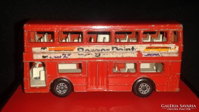 Vintage 1972 Lesney Matchbox Superfast No.17 The Londoner Bus Berger Paints