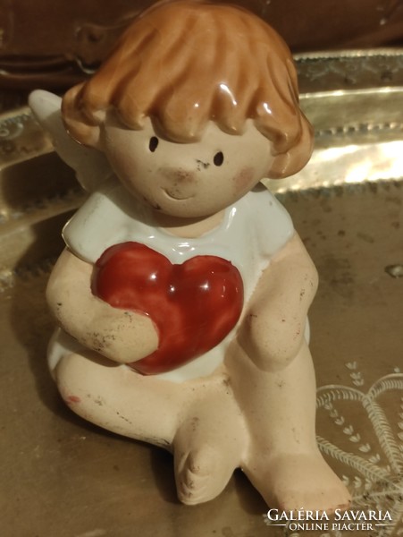 Heart-hugging, charming ceramic angel from Bumford