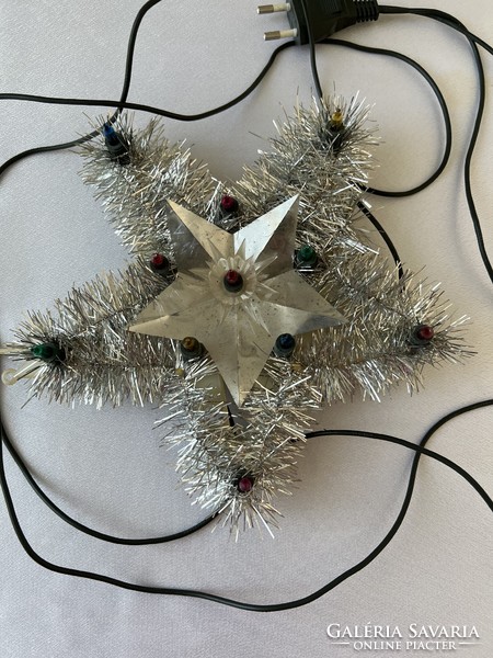 Antique star Christmas tree decoration lighting string Christmas