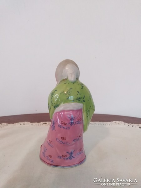 Antik kinai porcelan szobrocska