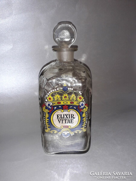Gyógyszeres üveg " Elixir Vitae " illatszeres üvegnek is kiváló