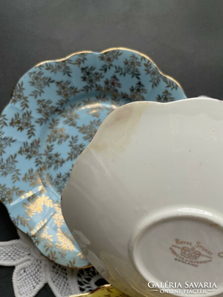 Very nice royal stuart spencer stevenson harlequin tea trio sets, also great for cappuccino