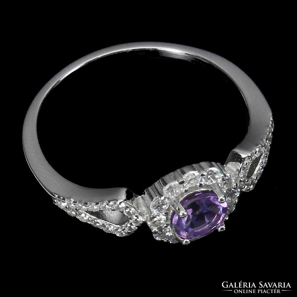 53 As valodi amethyst 925 sterling silver ring