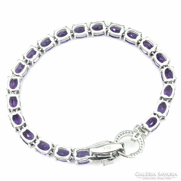 Real amethyst 925 sterling silver