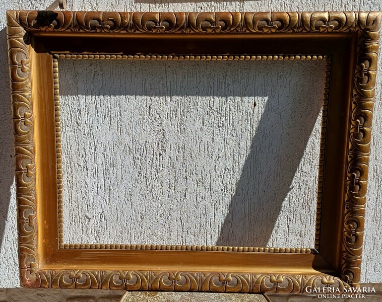 Antique gilded wind mirror painting frame also stand, excellent decoration film theater props.