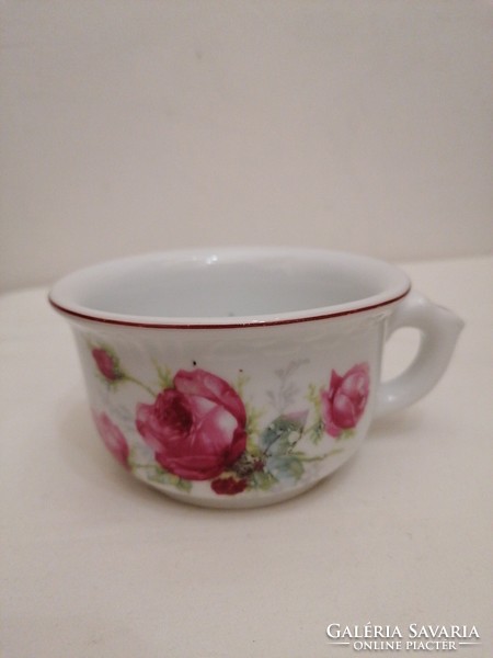 Antique porcelain rose mug