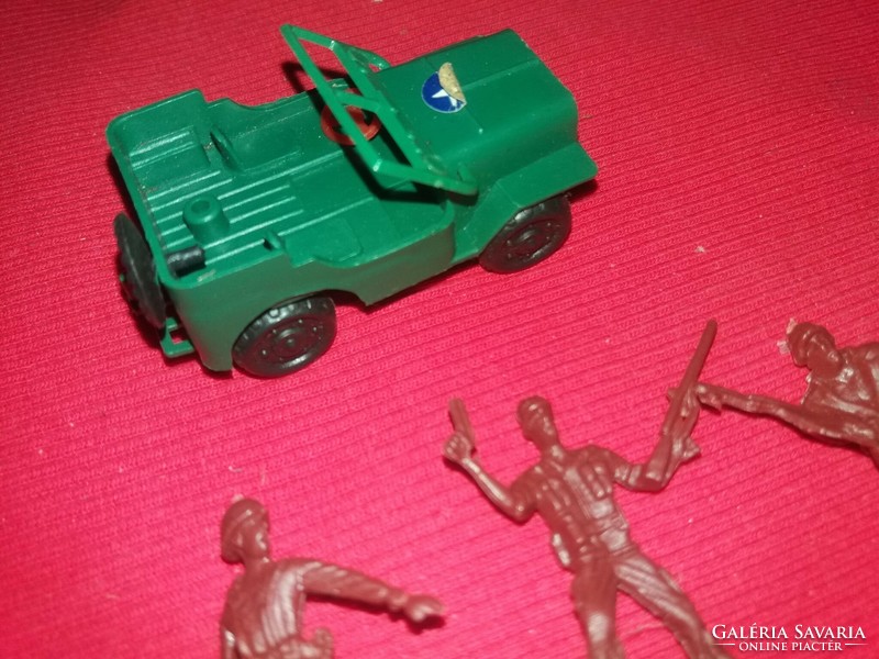 Retro stationery bazaar plastic toy soldier soldiers package in one pictures 2