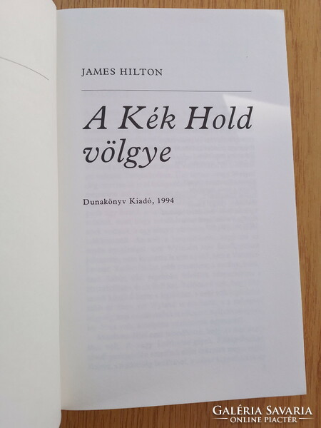 James Hilton - Valley of the Blue Moon (film novel)