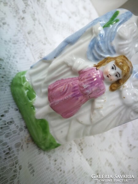 Antique porcelain holy family