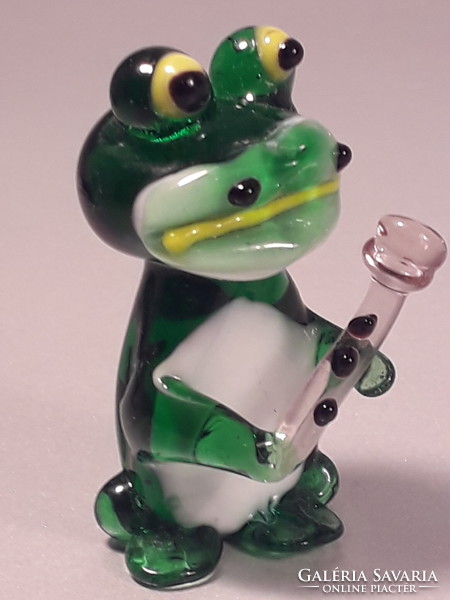 Murano glass figure frog