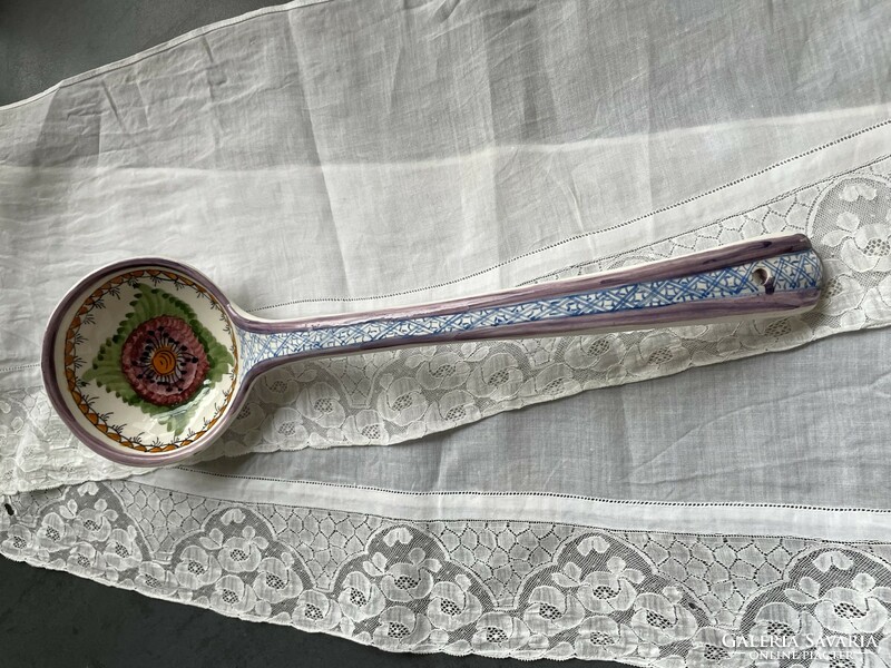 Antique porcelain and earthenware ladles