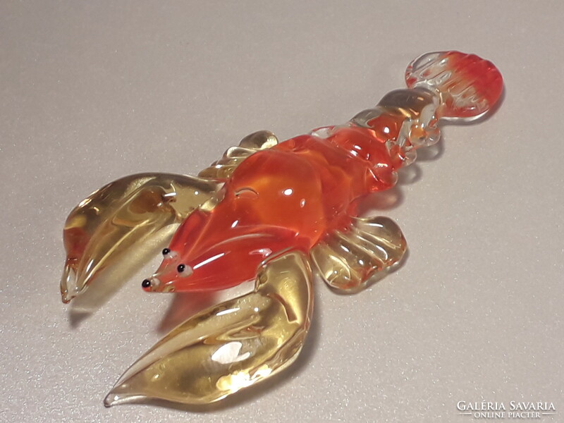 Murano glass figure crab
