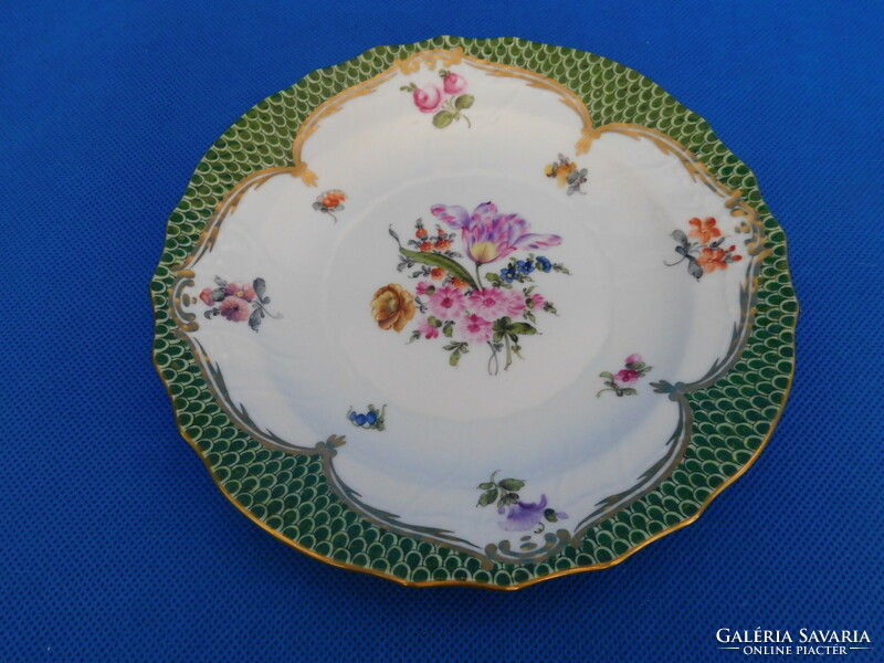 Herend bouquet de saxe cookie plate