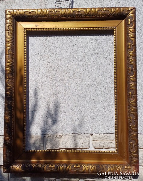 Antique gilded wind mirror painting frame also stand, excellent decoration film theater props.