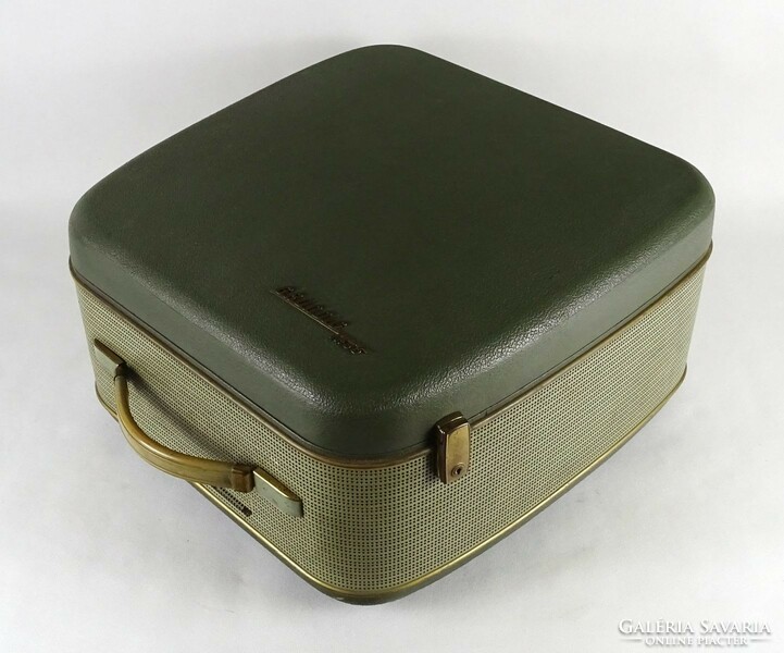 1O817 old olive green grundig tk 35 tape recorder reel tape recorder ~1960