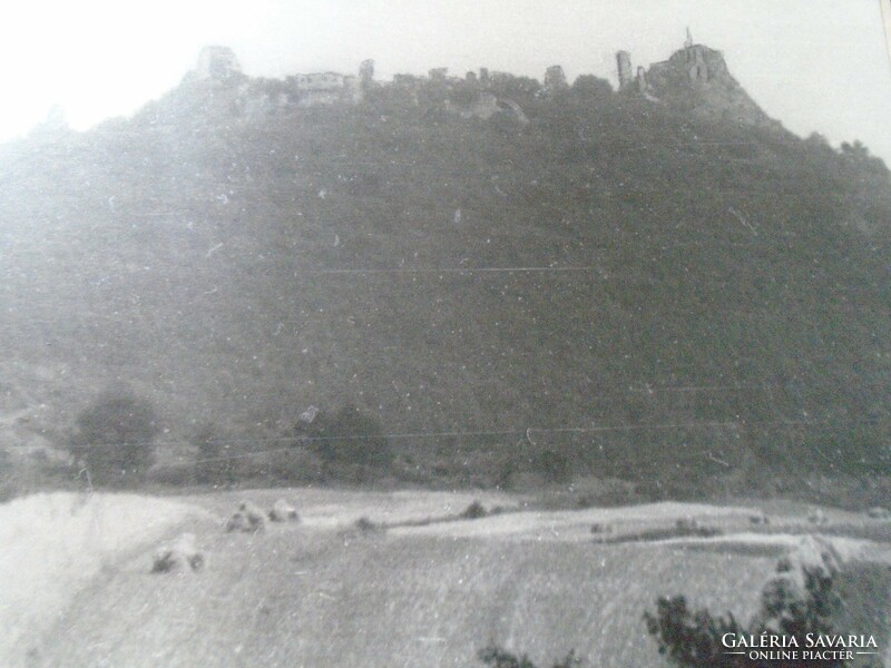 D198431 REGÉC vára - Regéci vár -BAZ vm, régi nagyméretű fotó 1940-50's évek kartonra kasírozva