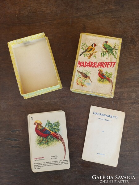 Bird Quartet - card game - in excellent condition for its age