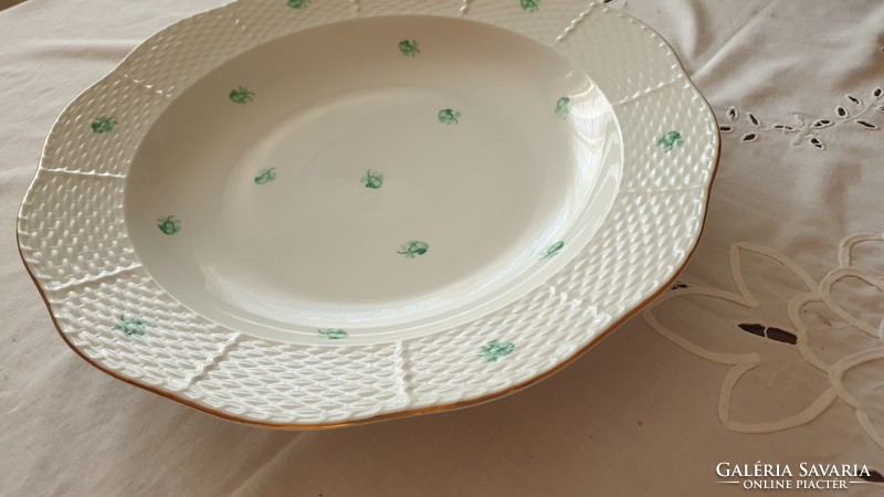 Antique Herend cake plate + gift bowl